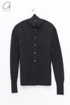 SWAYING 24 Autumn and Winter Cashmere Fake Two-piece Cardigan SW-SW24AW1T53-TH Carbon Gray SW-SW24AW1T52